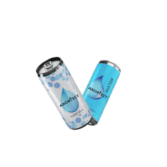 ARCHITECT Purified Canned Water (Sold in Cases of 24 Cans)
